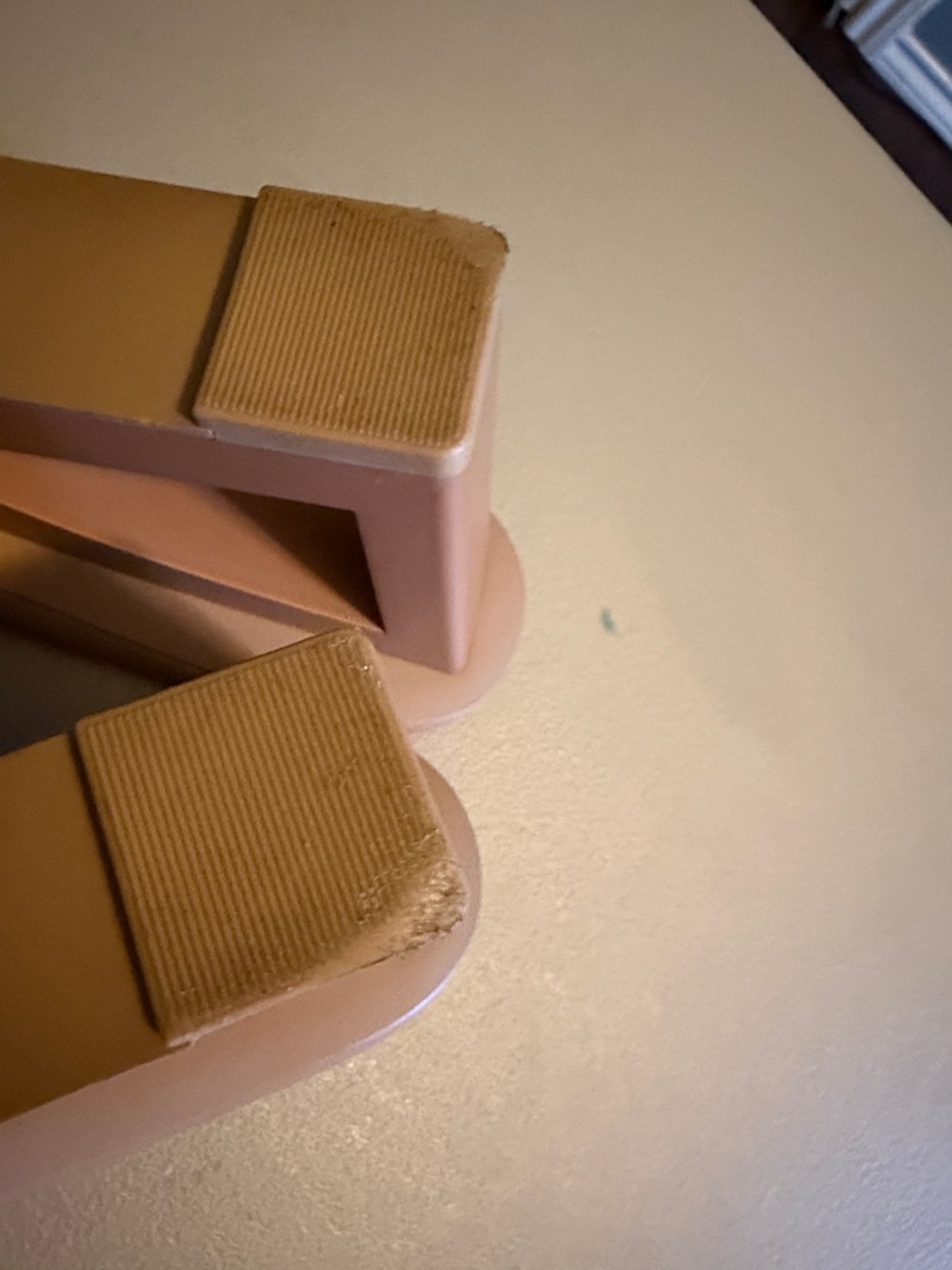 a new day Tan Slip-On Mules with Clear Strap - Picture 6 of 6